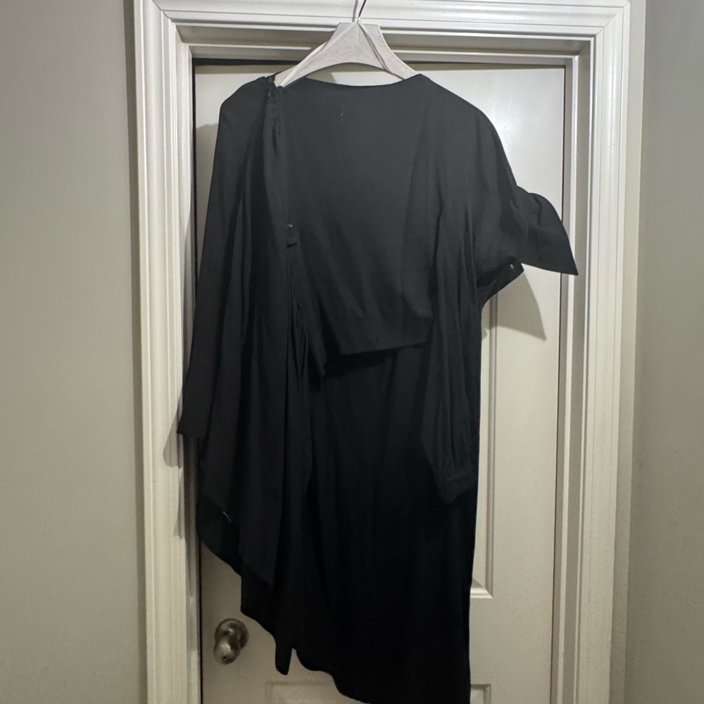 2 Maison Martin Margiela Elegant Black and Blue  Asymmetrical Dresses - Picture 4 of 9